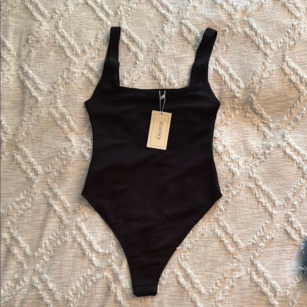 Flou Black Bodysuit